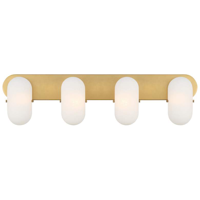 Image 5 Minka Lavery Heathcote 4-Light 32-in Legacy Brass Indoor Vanity Light more views