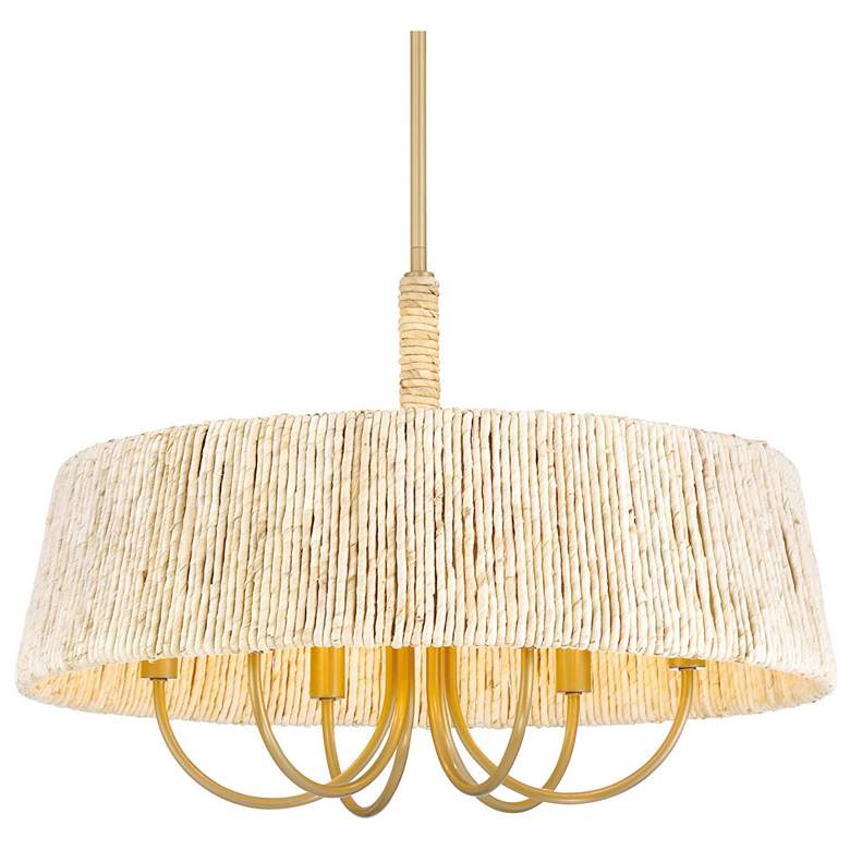Image 1 Minka Lavery Hellia 6-Light 24-in Legacy Brass Indoor Pending Lighting