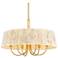 Minka Lavery Hellia 6-Light 24-in Legacy Brass Indoor Pending Lighting