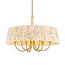 2_Minka Lavery Hellia 6-Light 24-in Legacy Brass Indoor Pending Lighting more views