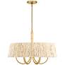 3_Minka Lavery Hellia 6-Light 24-in Legacy Brass Indoor Pending Lighting more views