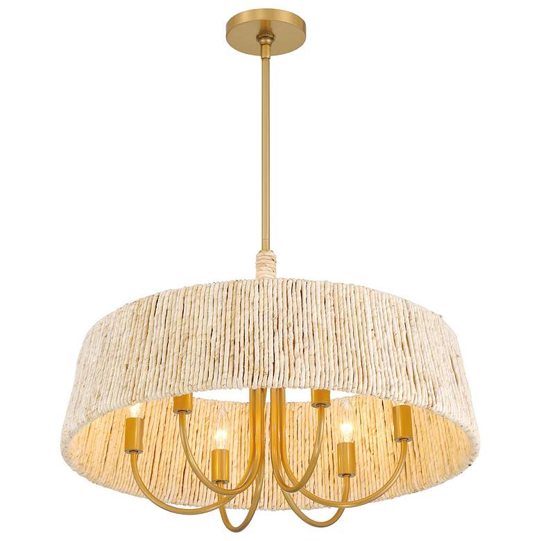 Image 5 Minka Lavery Hellia 6-Light 24-in Legacy Brass Indoor Pending Lighting more views