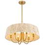 5_Minka Lavery Hellia 6-Light 24-in Legacy Brass Indoor Pending Lighting more views