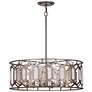 2_Minka-Lavery Hexly 6-Light Bronze and Sultry Silver Pendant