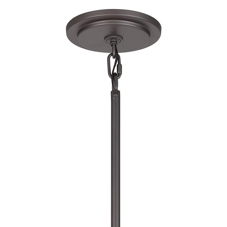 Image 4 Minka-Lavery Hexly 9-Light Bronze and Sultry Silver Foyer Pendant more views
