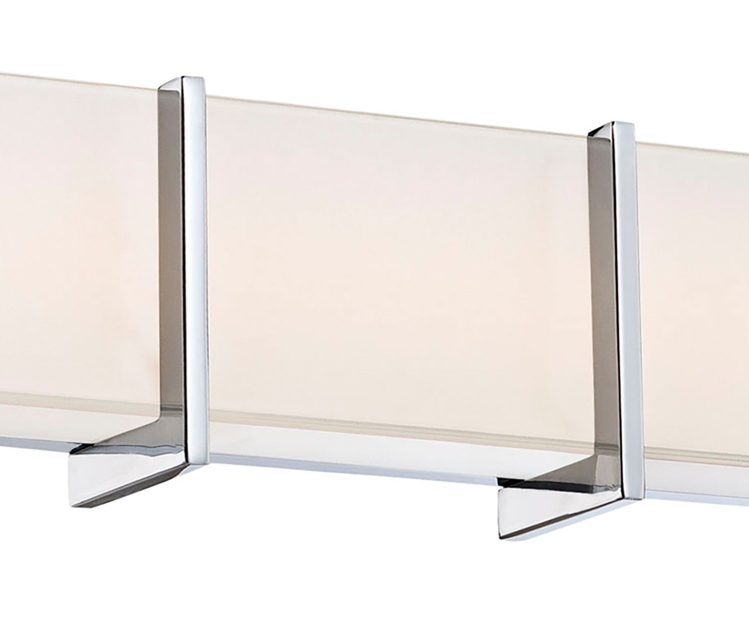 Image 5 Minka-Lavery High Rise LED 24.25-in Chrome Vanity Light with Glass Shade more views