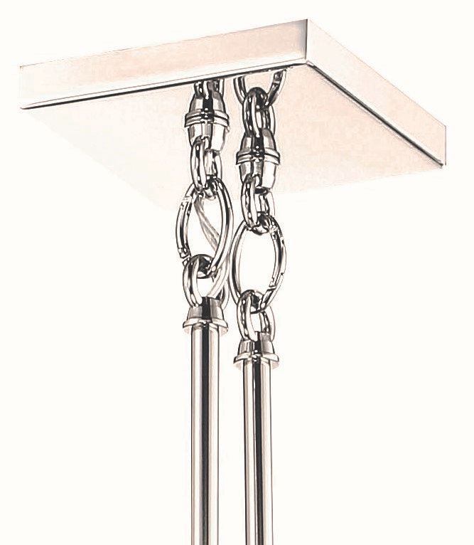Thumbnail4 of Minka-Lavery Highland Crossing 8-Light Nickel and Black Linear Chandelier more views
