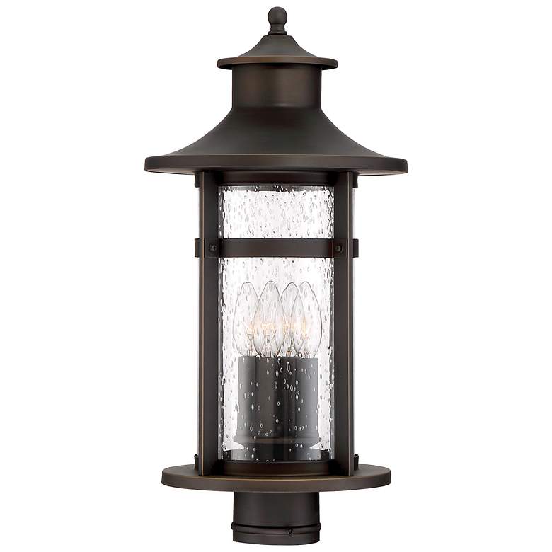 Image 1 Minka Lavery Highland Ridge 20 1/4 inch High Bronze Outdoor Post Light