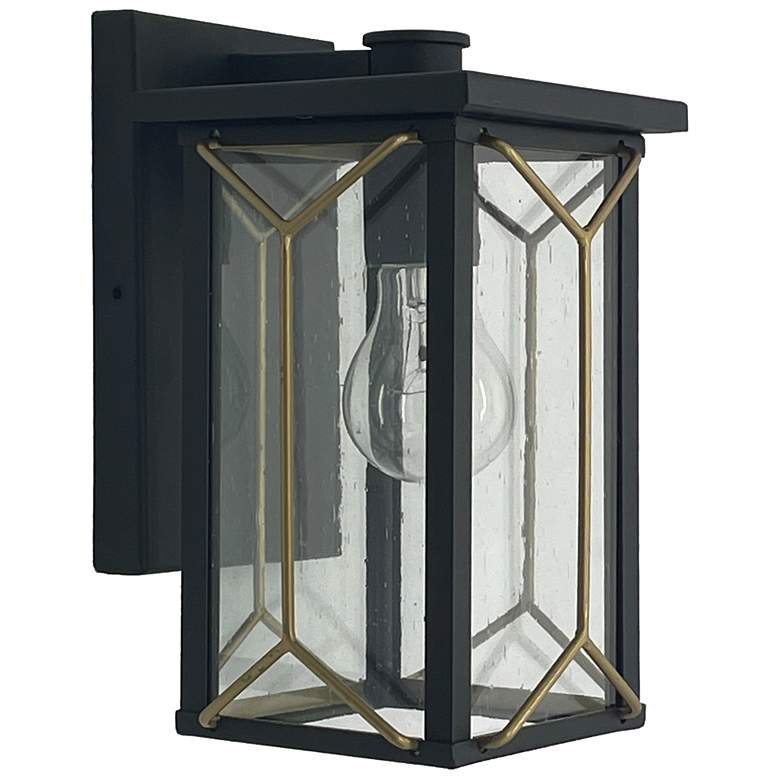 Image 1 Minka-Lavery  Hillside Manor 1-Light Coal and Gold Outdoor Wall Mount