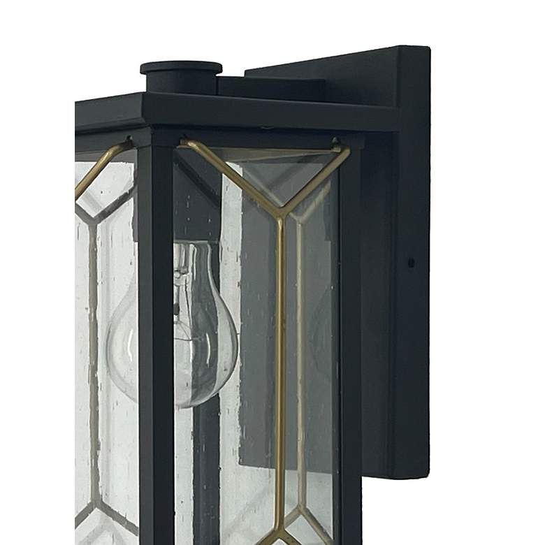 Image 2 Minka-Lavery Hillside Manor 1-Light Coal and Gold Outdoor Wall Mount more views
