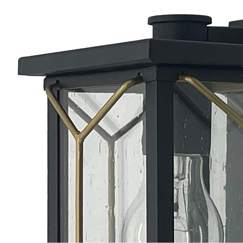 Image 3 Minka-Lavery Hillside Manor 1-Light Coal and Gold Outdoor Wall Mount more views