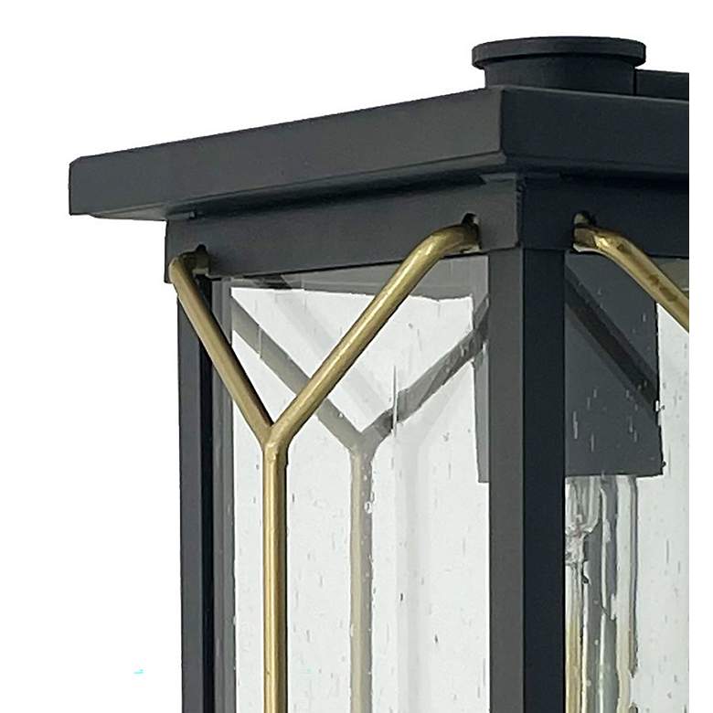 Image 3 Minka-Lavery Hillside Manor 1-Light Coal and Gold Outdoor Wall Mount more views