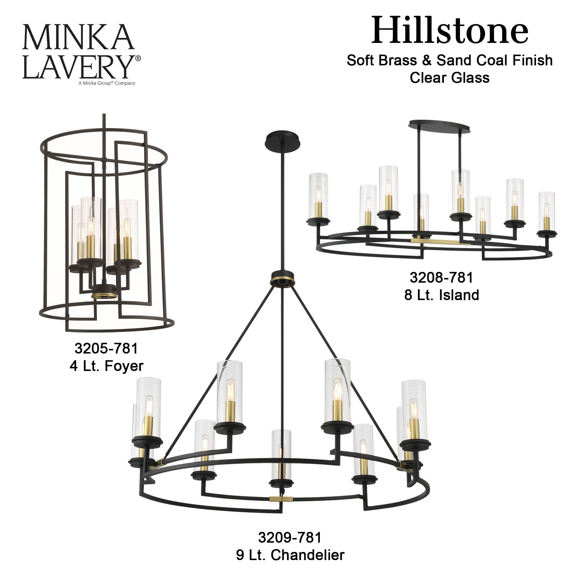 Minka-Lavery Hillstone 1-Light Black and Soft Brass Wall Sconce