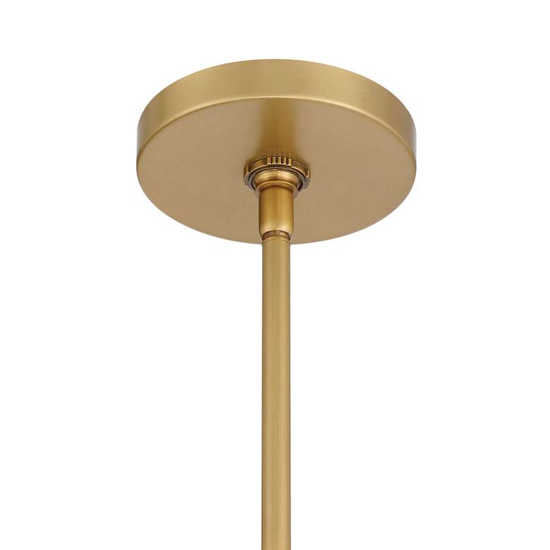 Image 4 Minka Lavery Holloway 1-Light 15-in Brass and Matte Black Pending Lighting more views