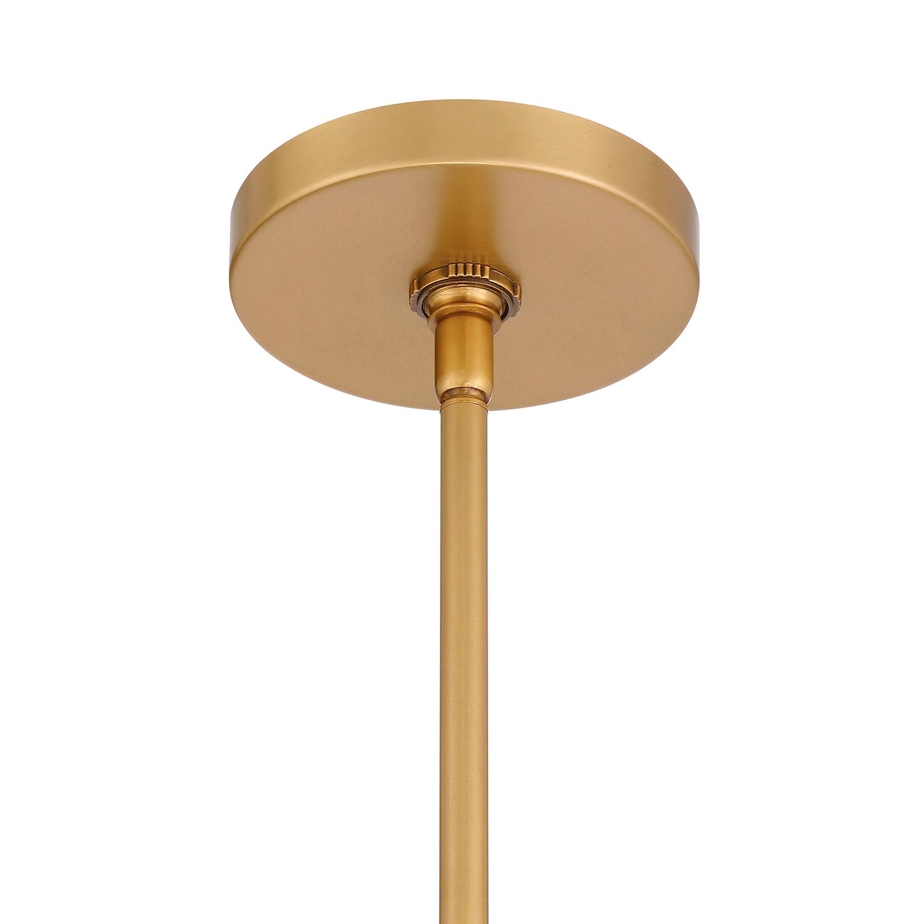 Image 7 Minka Lavery Holloway 1-Light 15-in Brass and Matte Black Pending Lighting more views