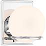 1_Minka-Lavery Hollywood Nights 1-Light Chrome Vanity with Opal Glass Shade