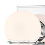 2_Minka-Lavery Hollywood Nights 1-Light Chrome Vanity with Opal Glass Shade more views