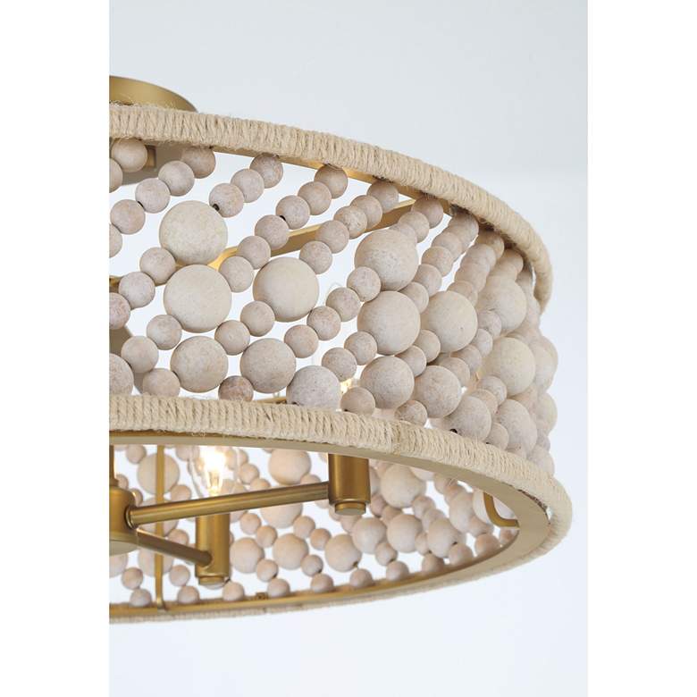 Image 3 Minka Lavery Horsmore 4-Light 20.25-in Brass Semi-Flush more views