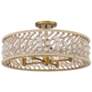 4_Minka Lavery Horsmore 4-Light 20.25-in Brass Semi-Flush more views