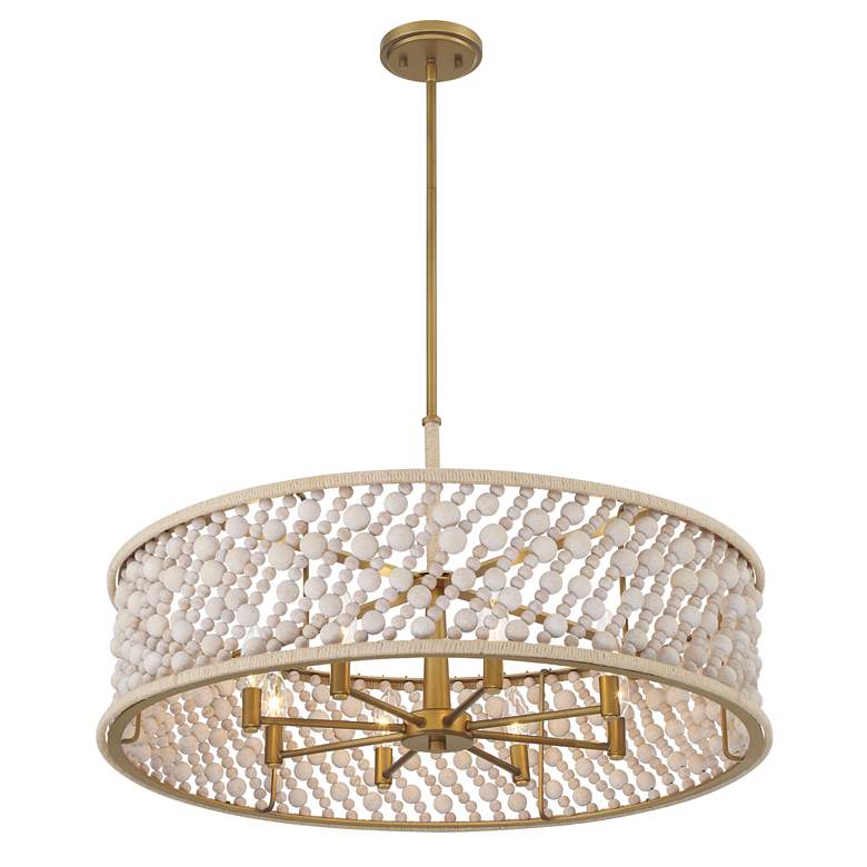 Image 7 Minka-Lavery Horsmore 8-Light 29.5-in Legacy Brass Indoor Pendant more views