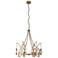 Minka Lavery Into Focus 6-Light 29-in Artisan Brass Chandelier