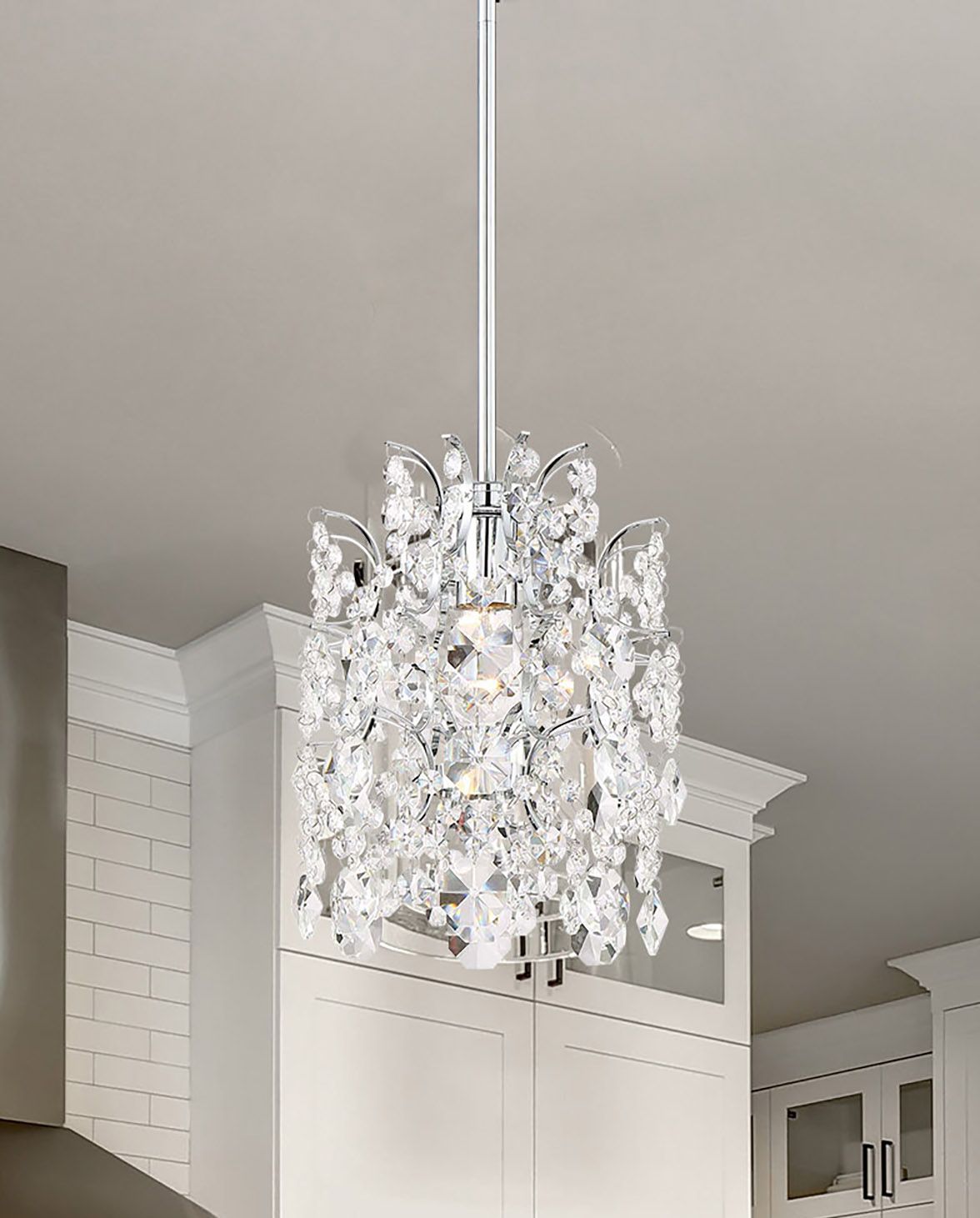 Image 3 Minka-Lavery Isabella's Crown 1-Light Chrome and Crystal Mini Pendant more views