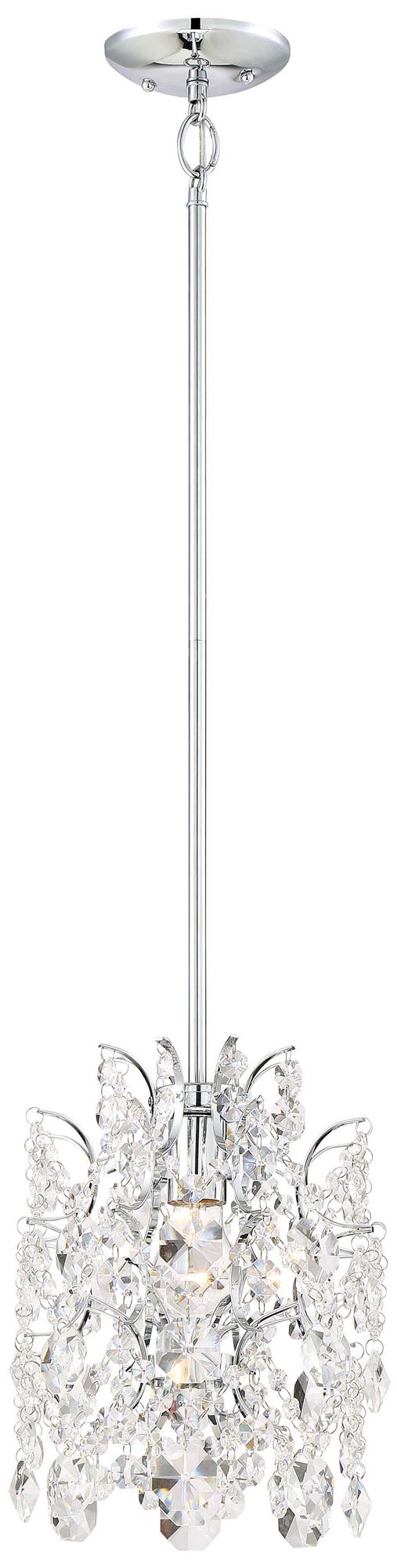 Image 6 Minka-Lavery Isabella's Crown 1-Light Chrome Mini Pendant more views