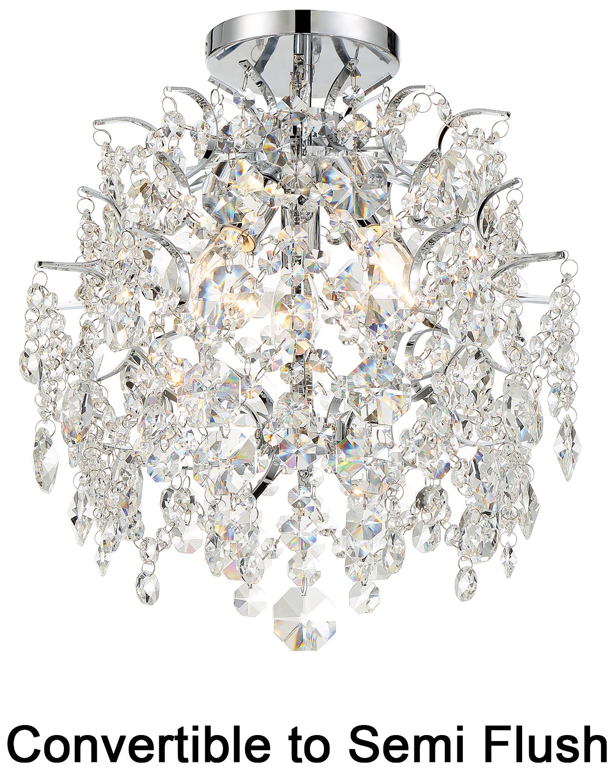 Image 4 Minka-Lavery Isabella's Crown 14" 3-Light Crystal Mini Chandelier more views