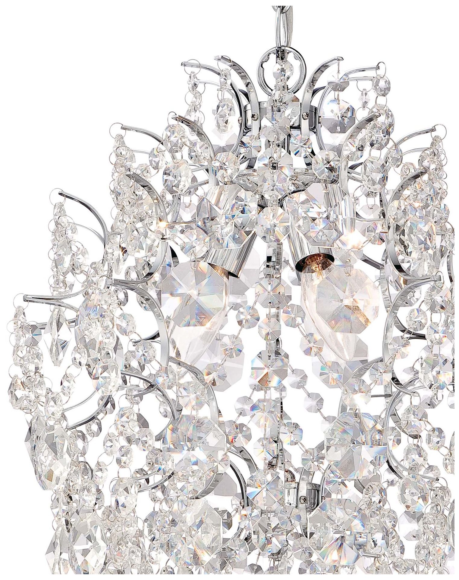 Image 5 Minka-Lavery Isabella's Crown 14" 3-Light Crystal Mini Chandelier more views