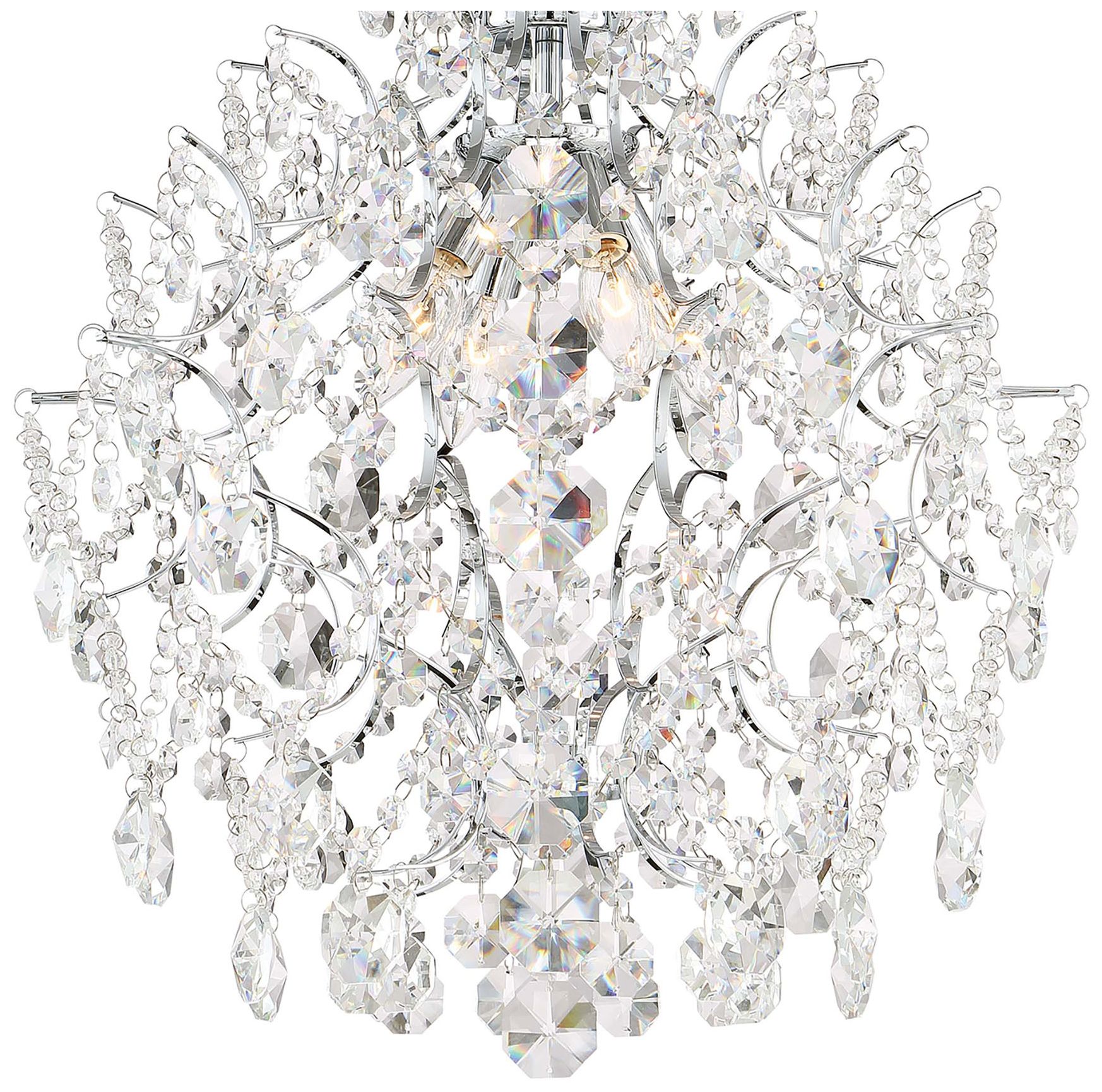 Image 4 Minka-Lavery Isabella's Crown 18" Wide Chrome Crystal Chandelier more views
