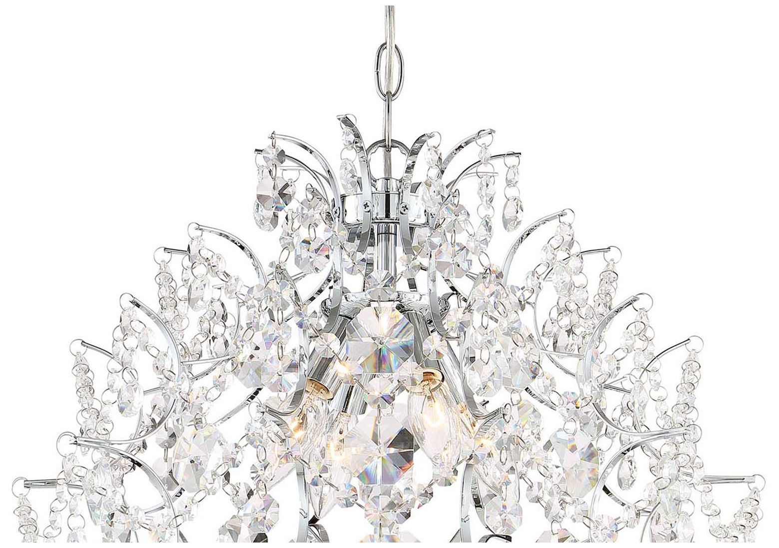 Image 5 Minka-Lavery Isabella's Crown 18" Wide Chrome Crystal Chandelier more views