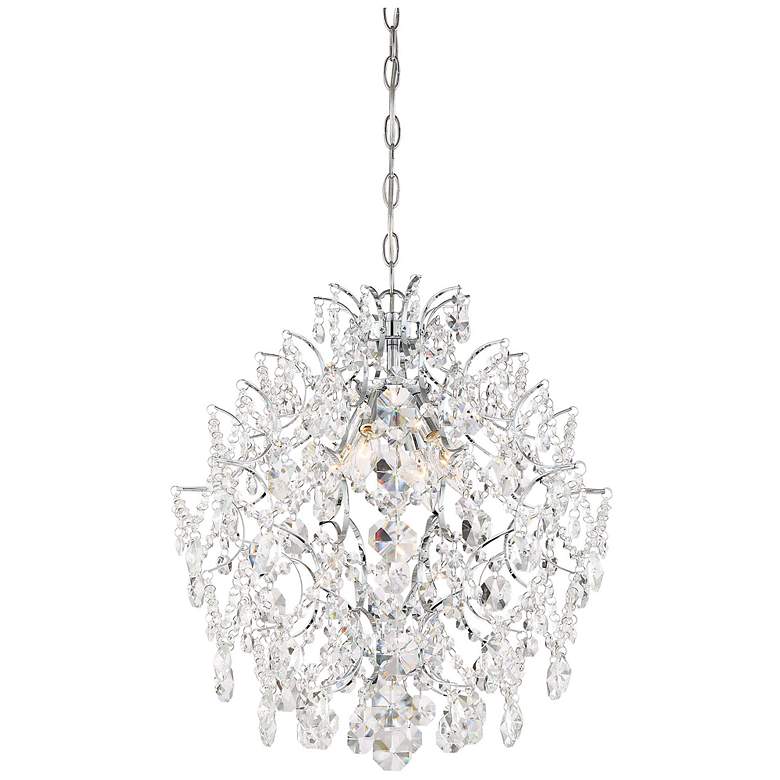 Image 6 Minka-Lavery Isabella's Crown 18" Wide Chrome Crystal Chandelier more views