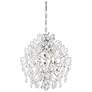 6_Minka-Lavery Isabella's Crown 18" Wide Chrome Crystal Chandelier more views