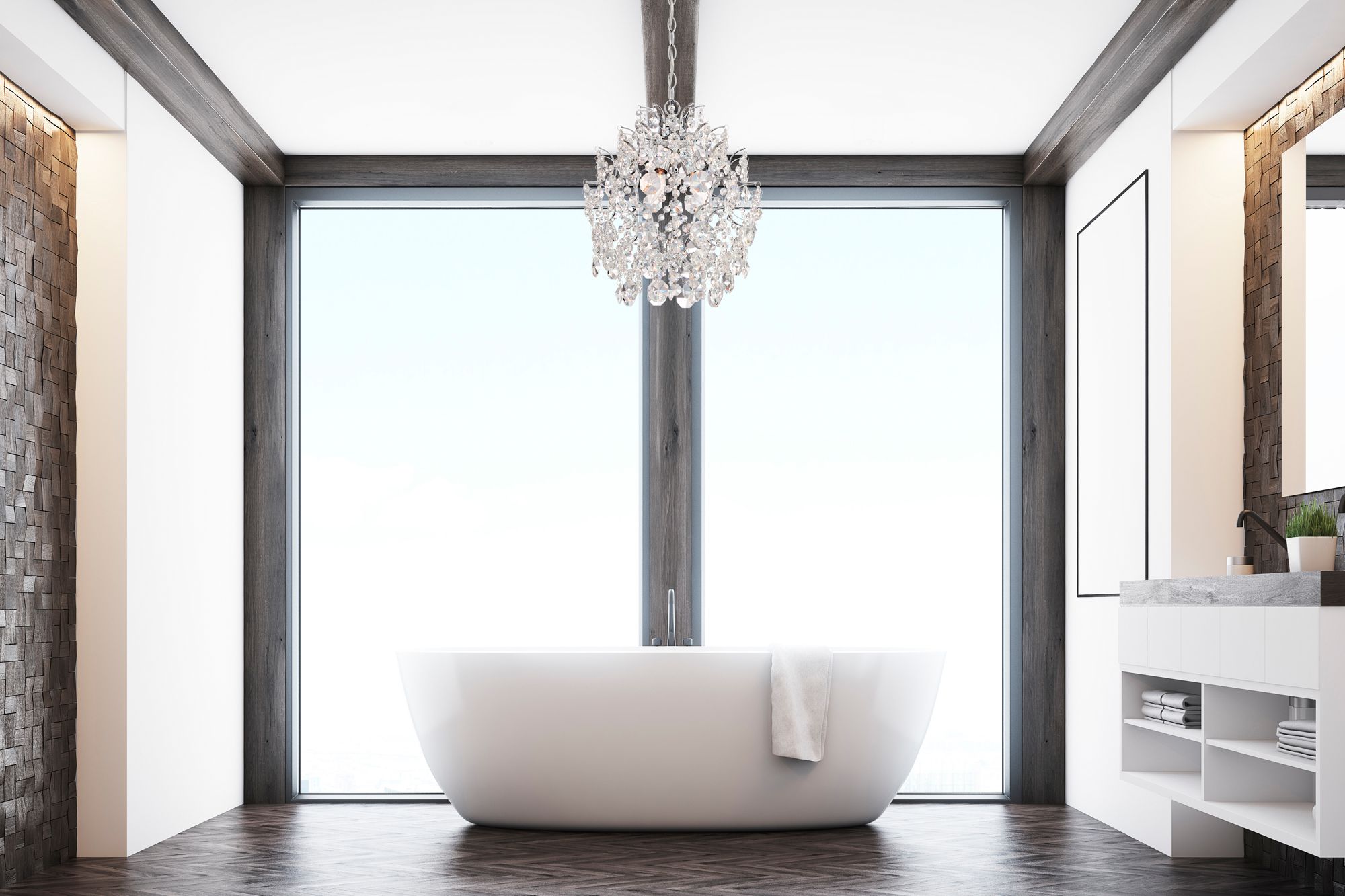 Image 4 Minka-Lavery Isabella's Crown 3-Light Chrome and Crystal Mini Chandelier more views
