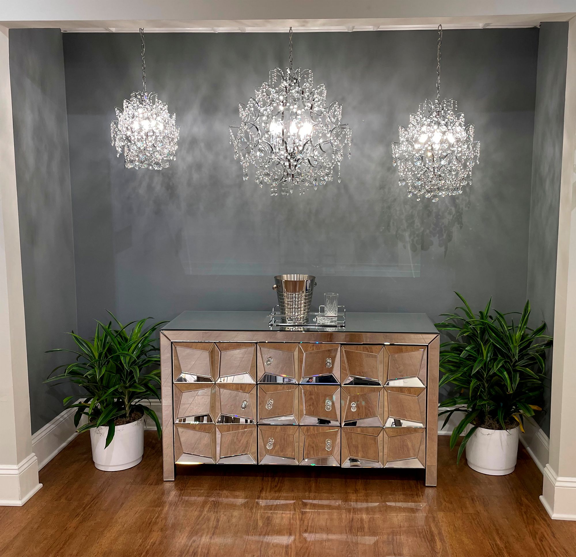 Image 2 Minka-Lavery Isabella's Crown 4-Light Chrome and Crystal Chandelier more views