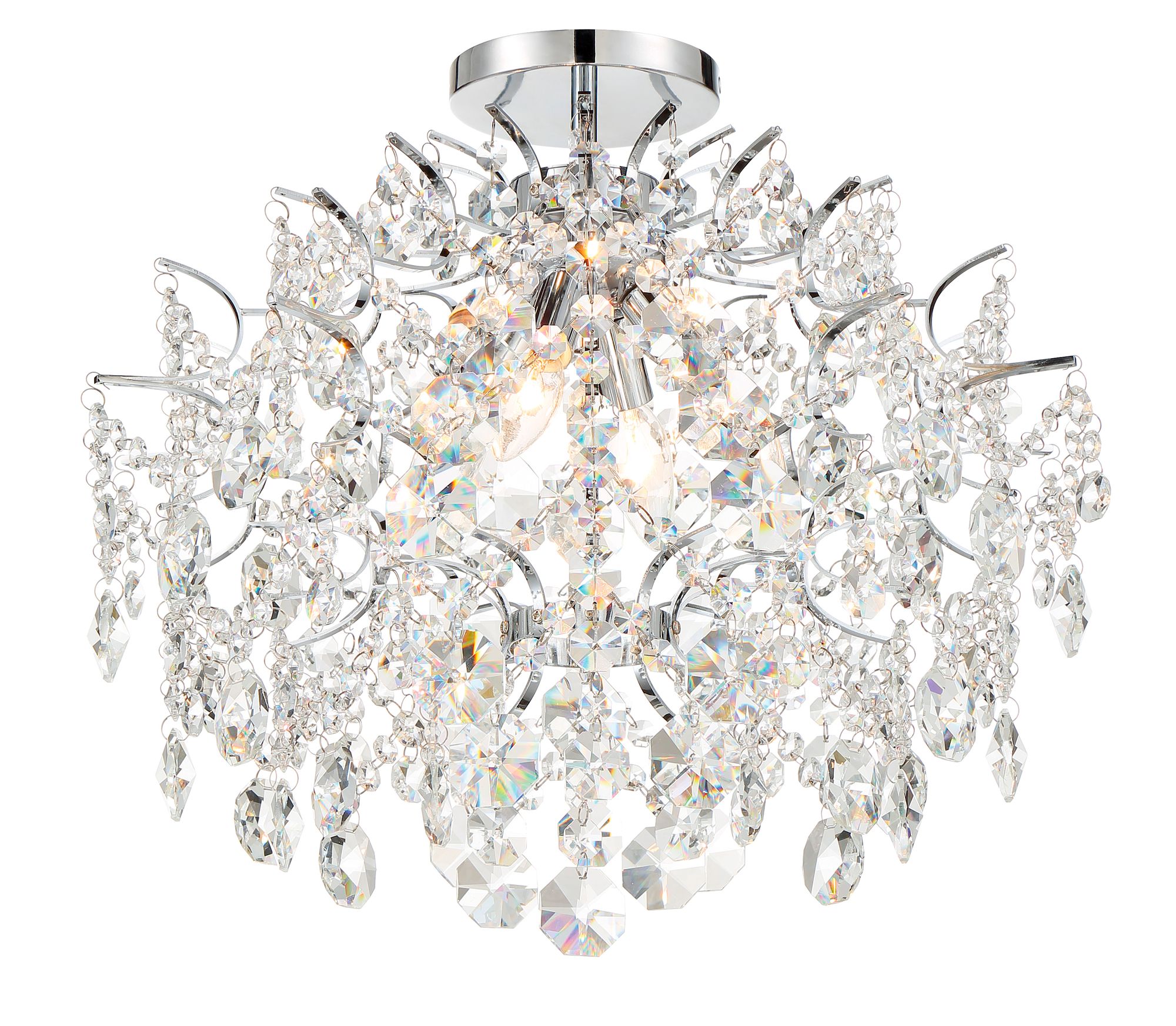 Image 3 Minka-Lavery Isabella's Crown 4-Light Chrome and Crystal Chandelier more views