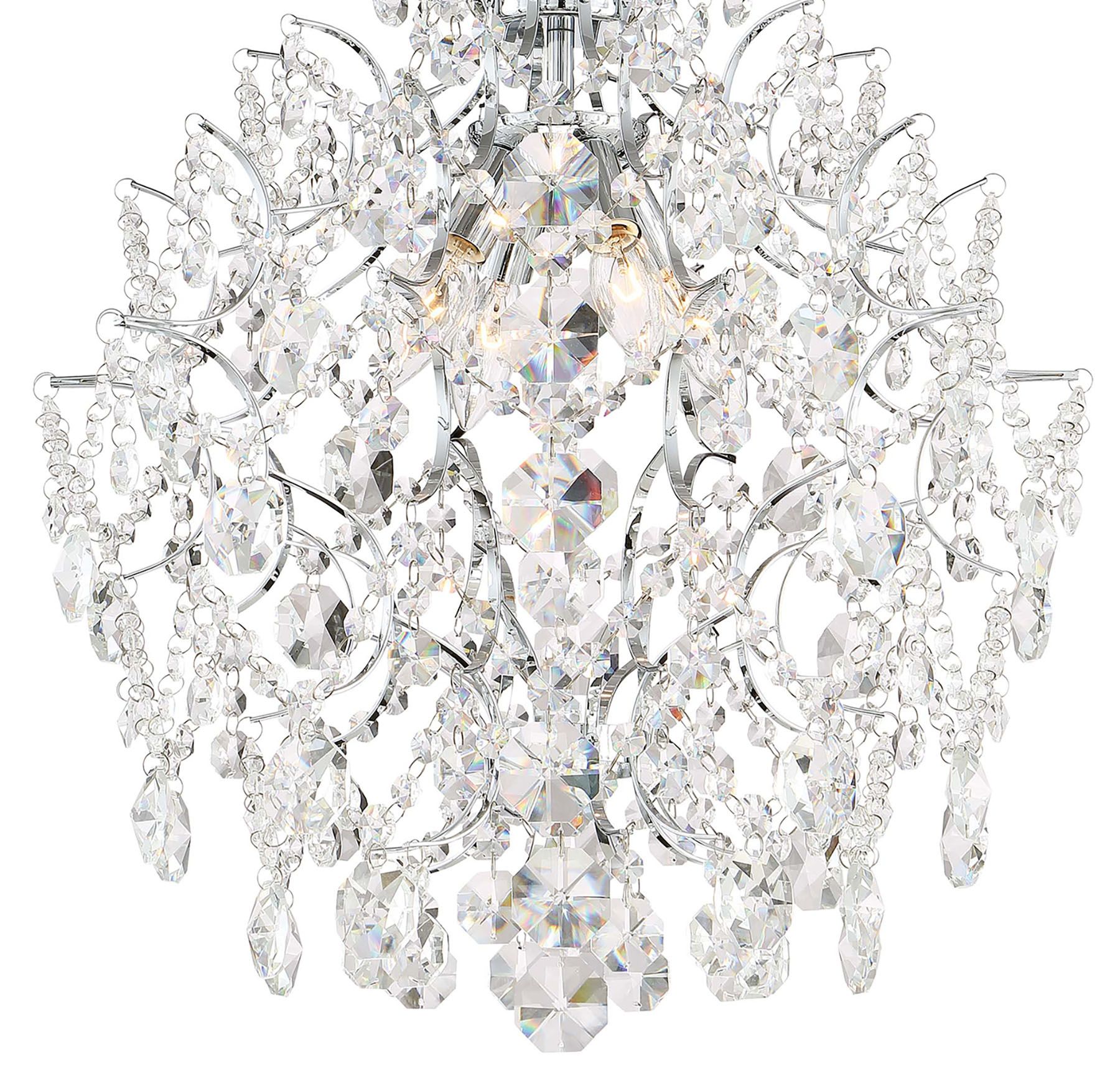 Image 4 Minka-Lavery Isabella's Crown 4-Light Chrome and Crystal Chandelier more views