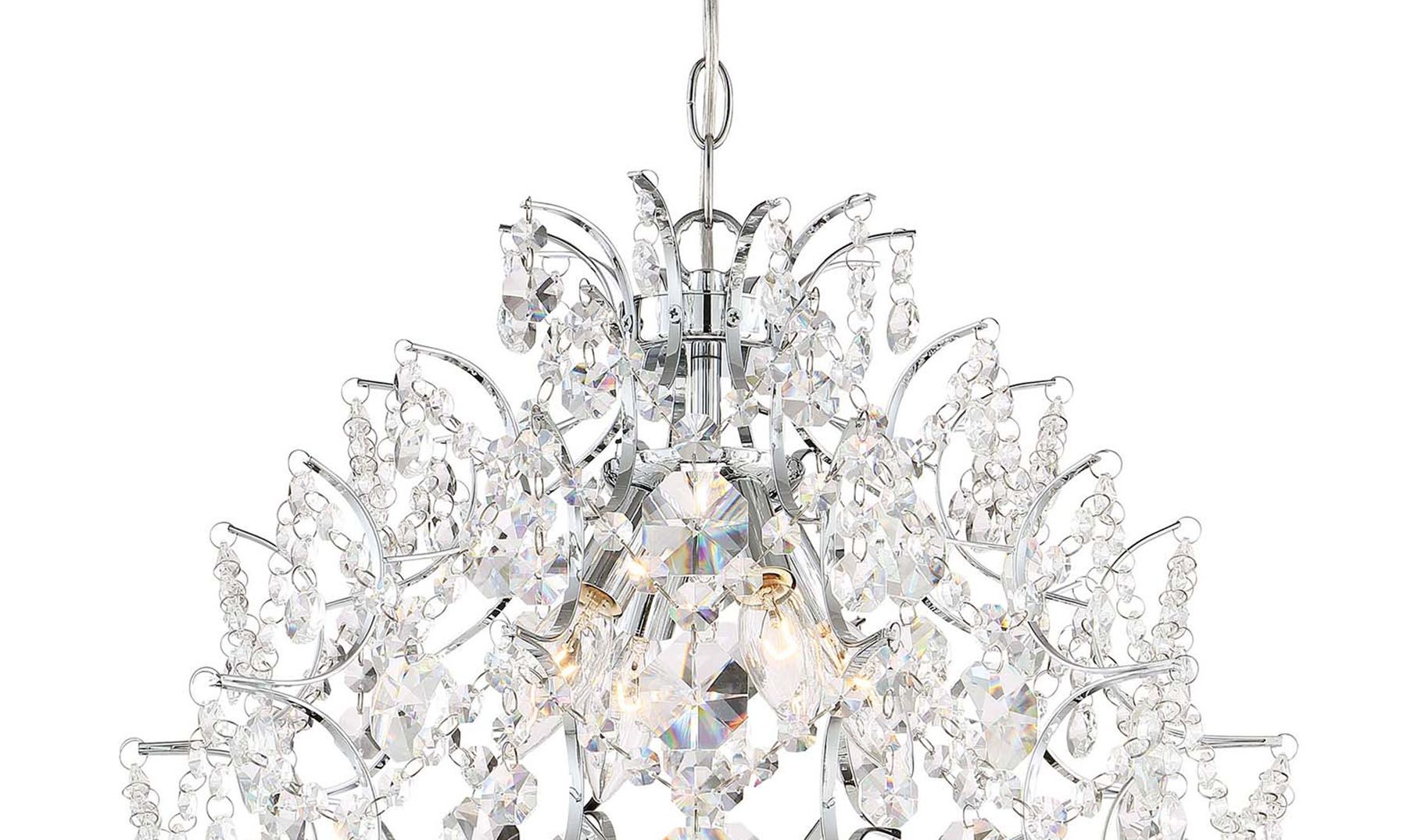 Image 5 Minka-Lavery Isabella's Crown 4-Light Chrome and Crystal Chandelier more views