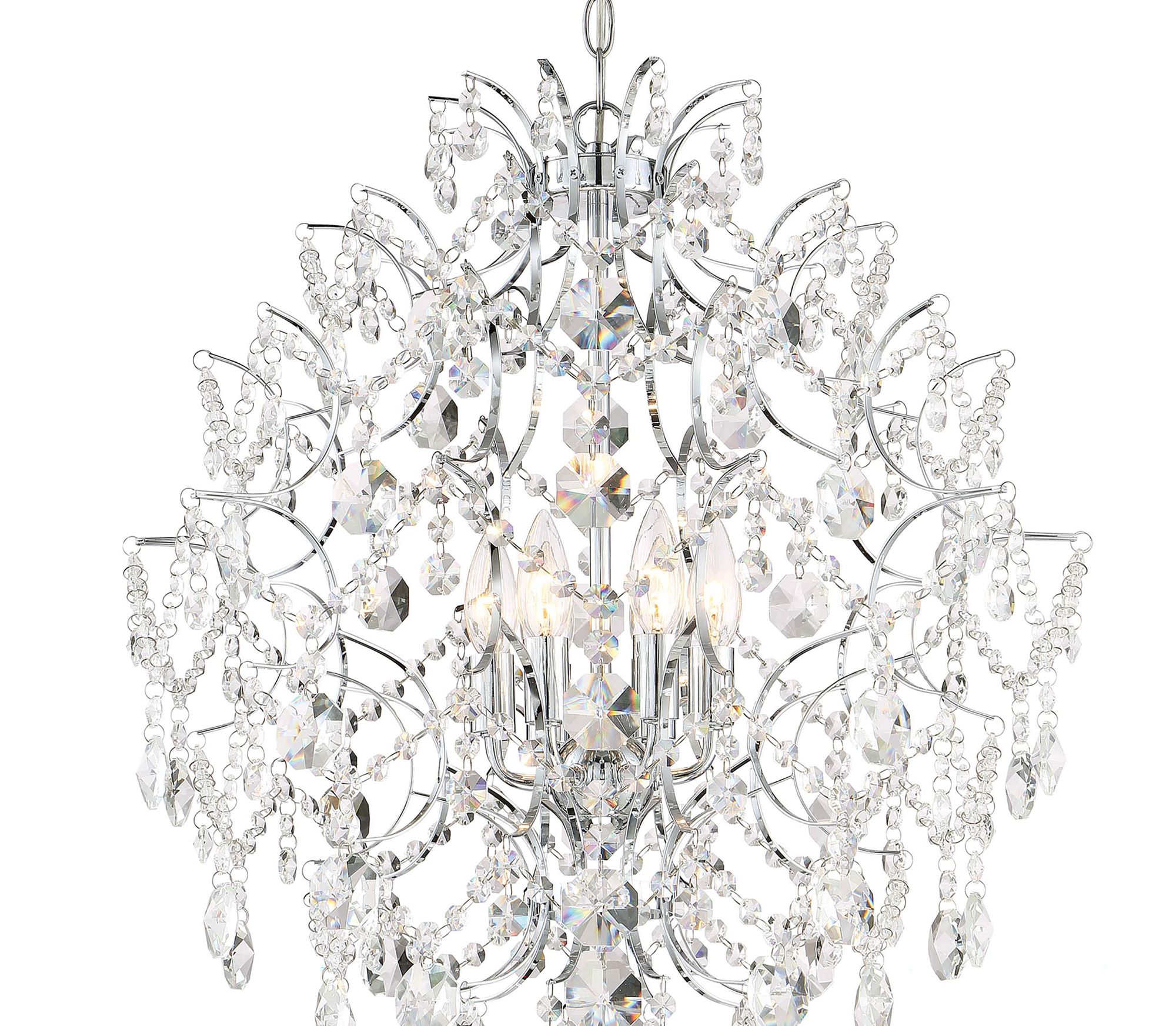 Image 4 Minka-Lavery Isabella's Crown 6-Light Chrome and Crystal Chandelier more views