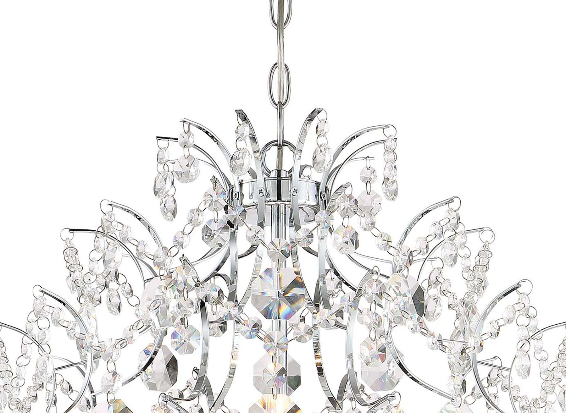 Image 5 Minka-Lavery Isabella's Crown 6-Light Chrome and Crystal Chandelier more views