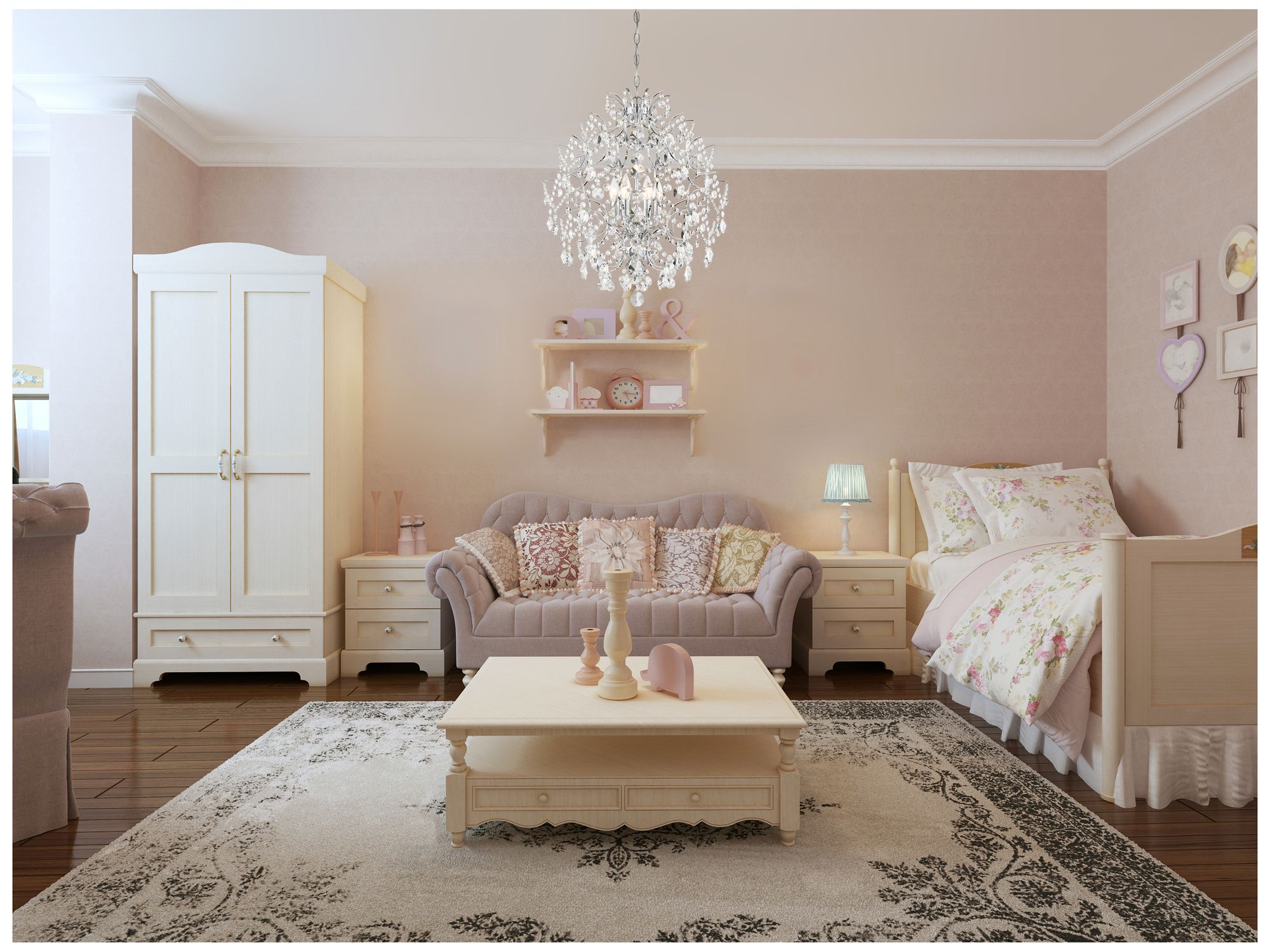 Image 3 Minka-Lavery Isabella's Crown 6-Light Chrome Chandelier more views