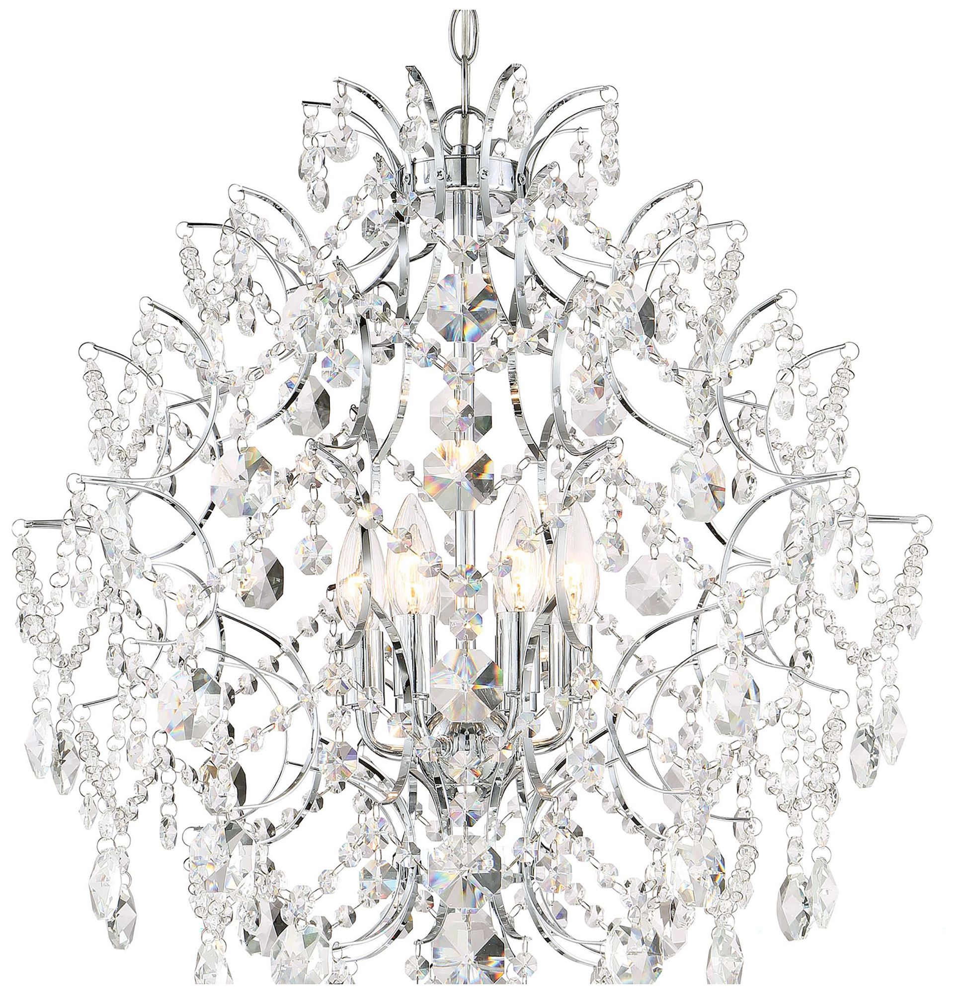 Image 4 Minka-Lavery Isabella's Crown 6-Light Chrome Chandelier more views