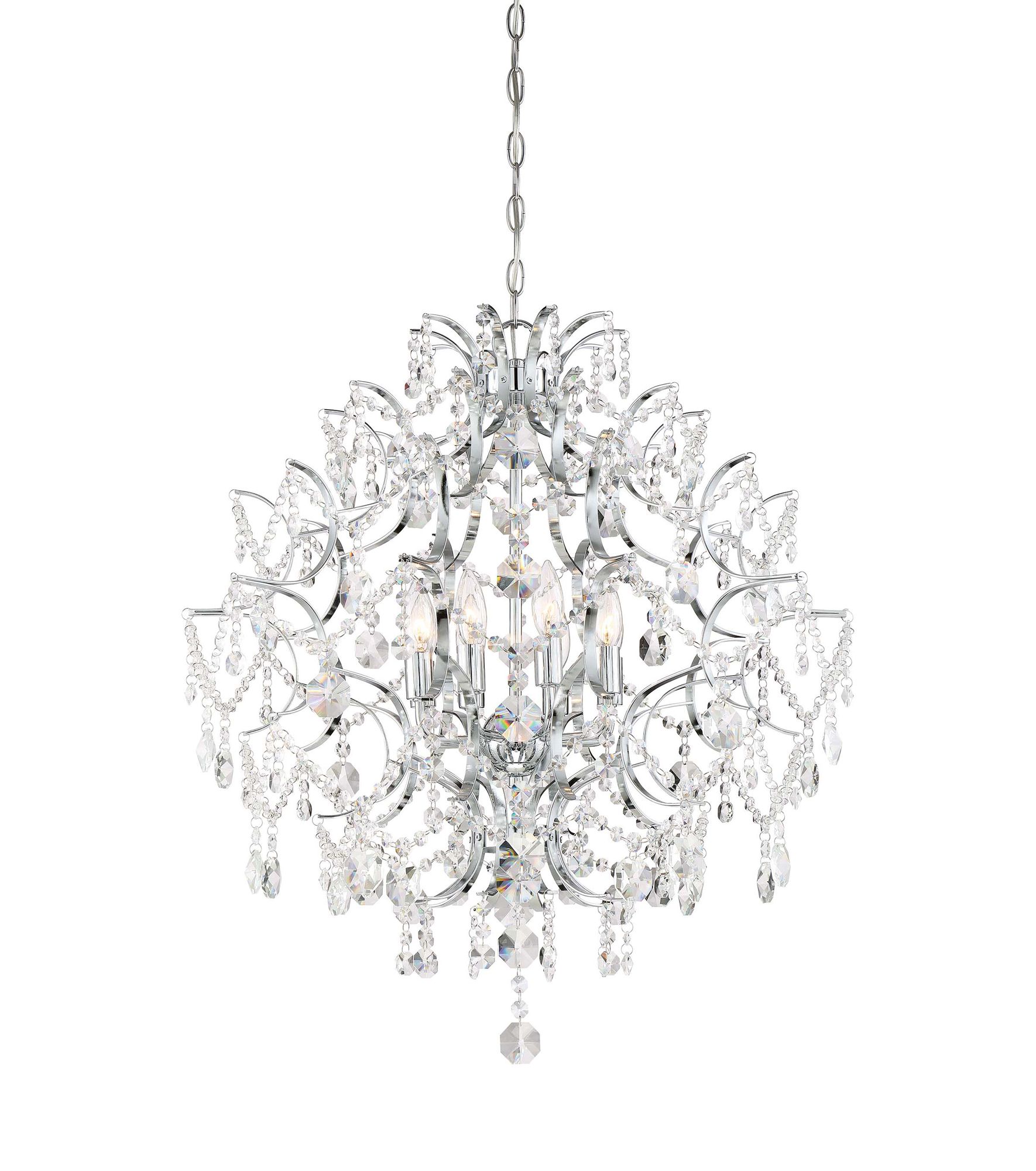 Image 6 Minka-Lavery Isabella's Crown 8-Light Chrome and Crystal Chandelier more views