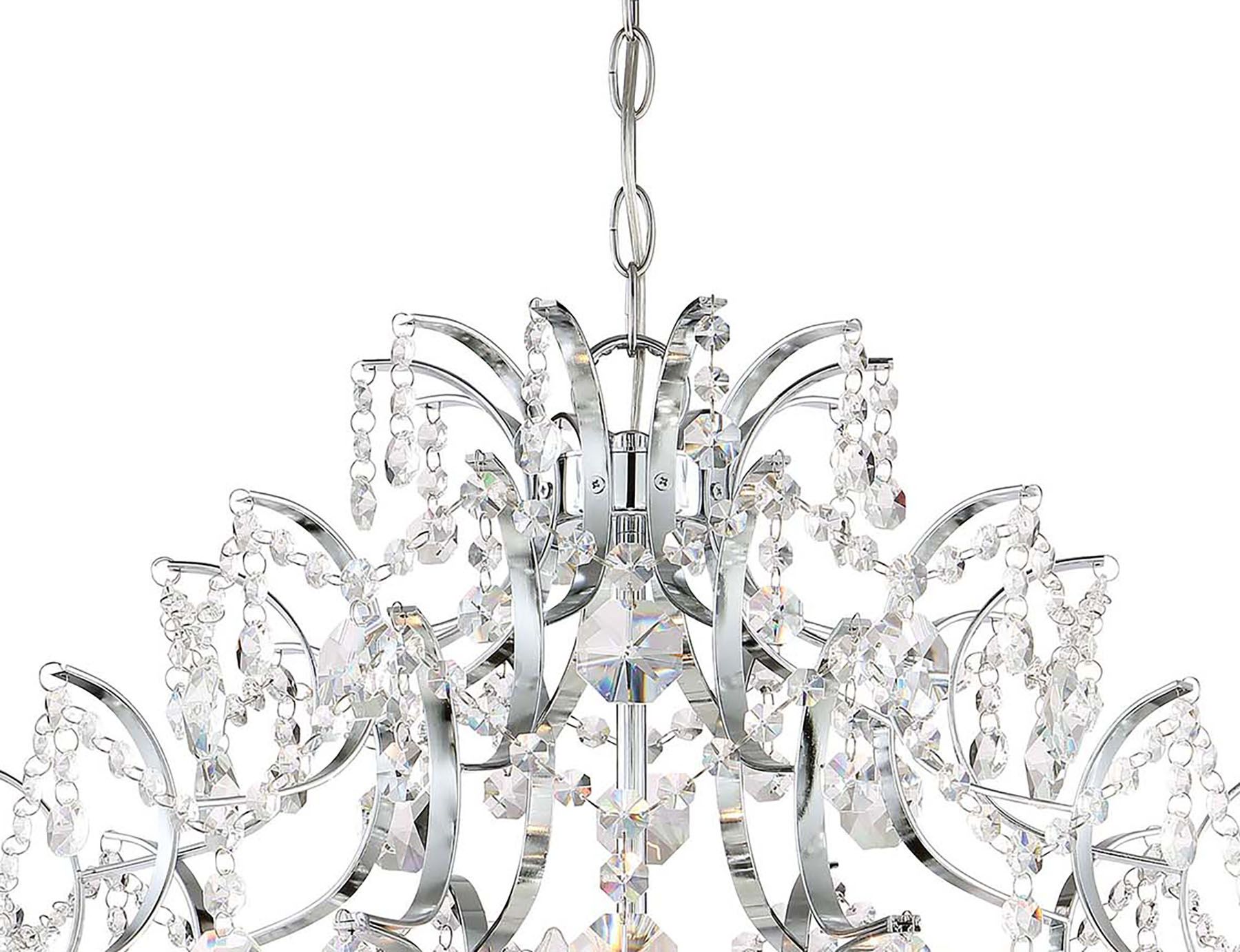 Image 7 Minka-Lavery Isabella's Crown 8-Light Chrome and Crystal Chandelier more views