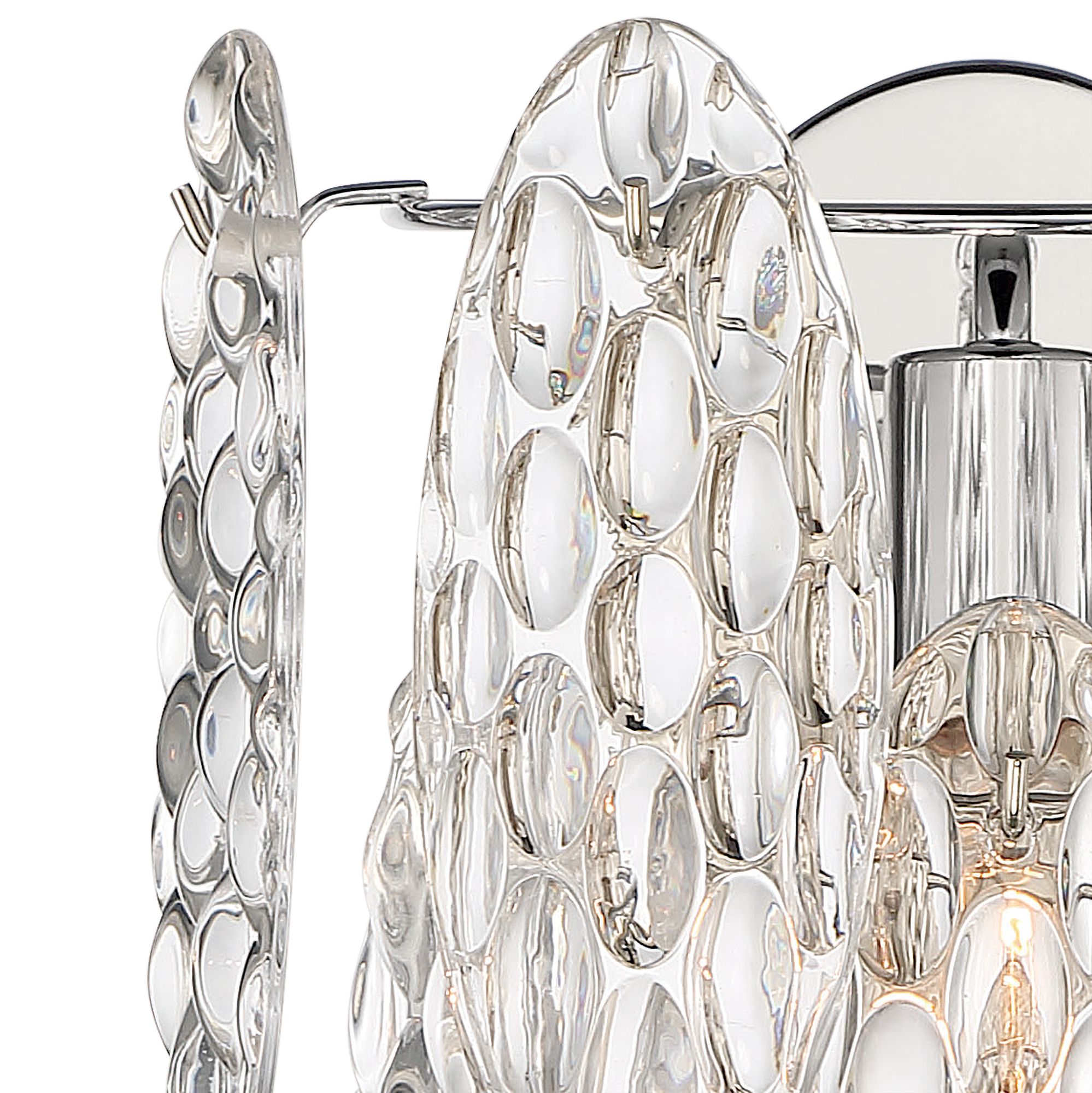 Thumbnail2 of Minka-Lavery Isabellas Reign 1-Light Polished Nickel Wall Sconce more views