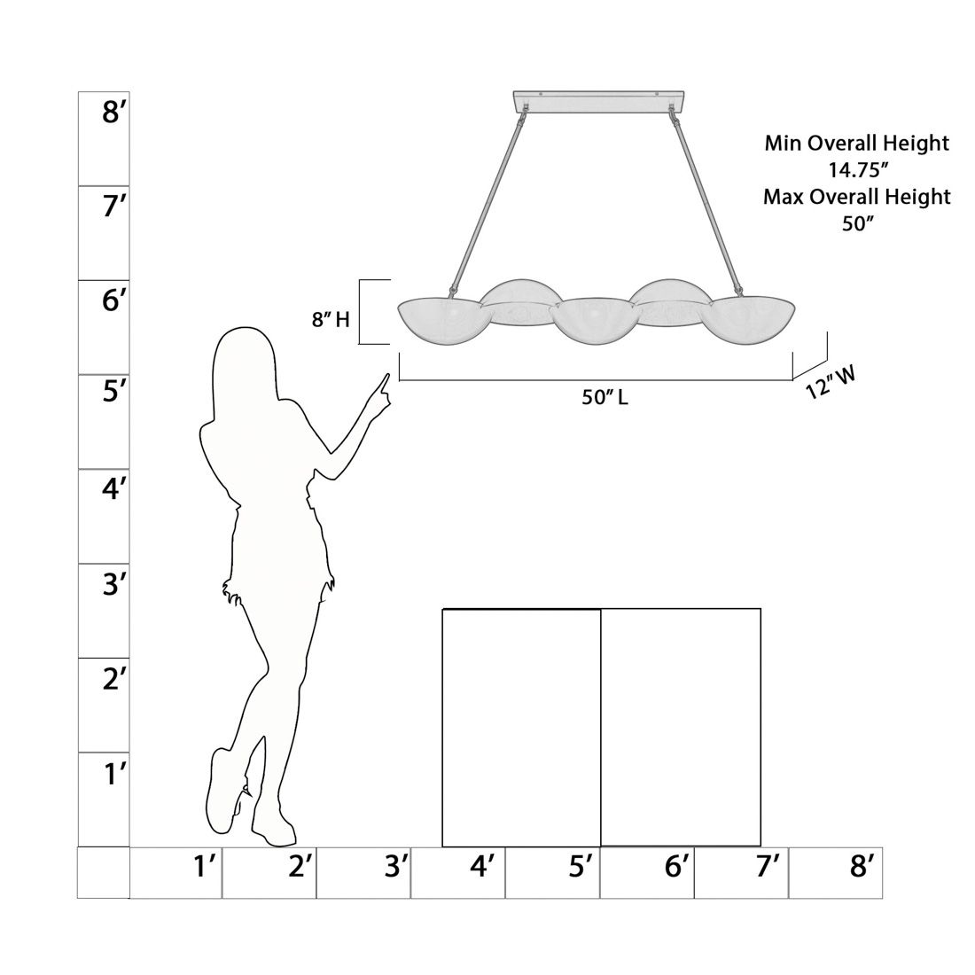 Image 5 Minka-Lavery Ivy Lane 6-Light 50-in Legacy Brass Indoor Island Chandelier more views
