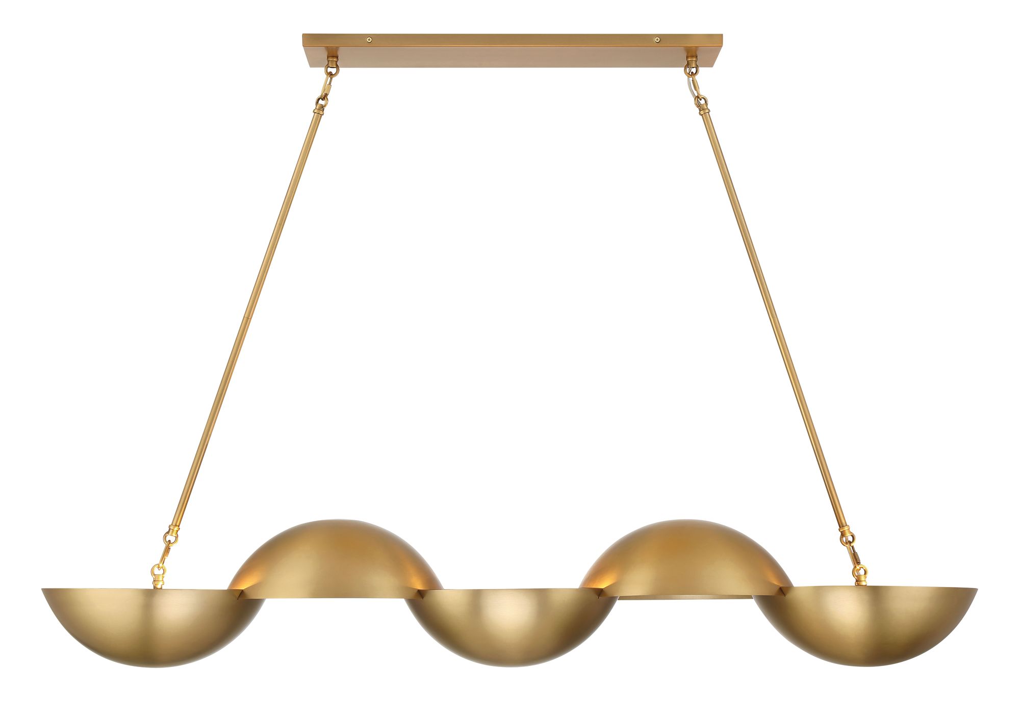 Image 3 Minka-Lavery Ivy Lane 6-Light 50-in Legacy Brass Linear Chandelier more views
