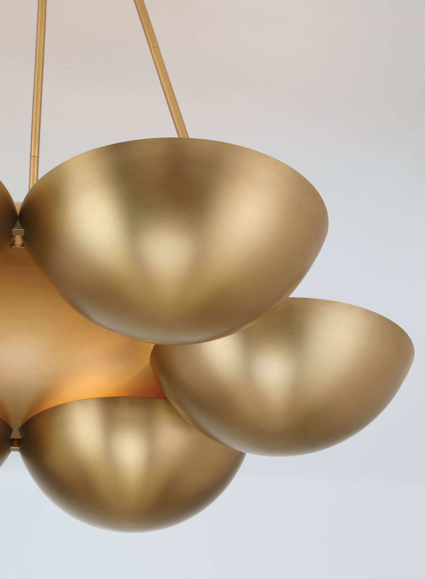 Image 5 Minka-Lavery Ivy Lane 6-Lt 36-in Legacy Brass Chandelier with Brass Spheres more views