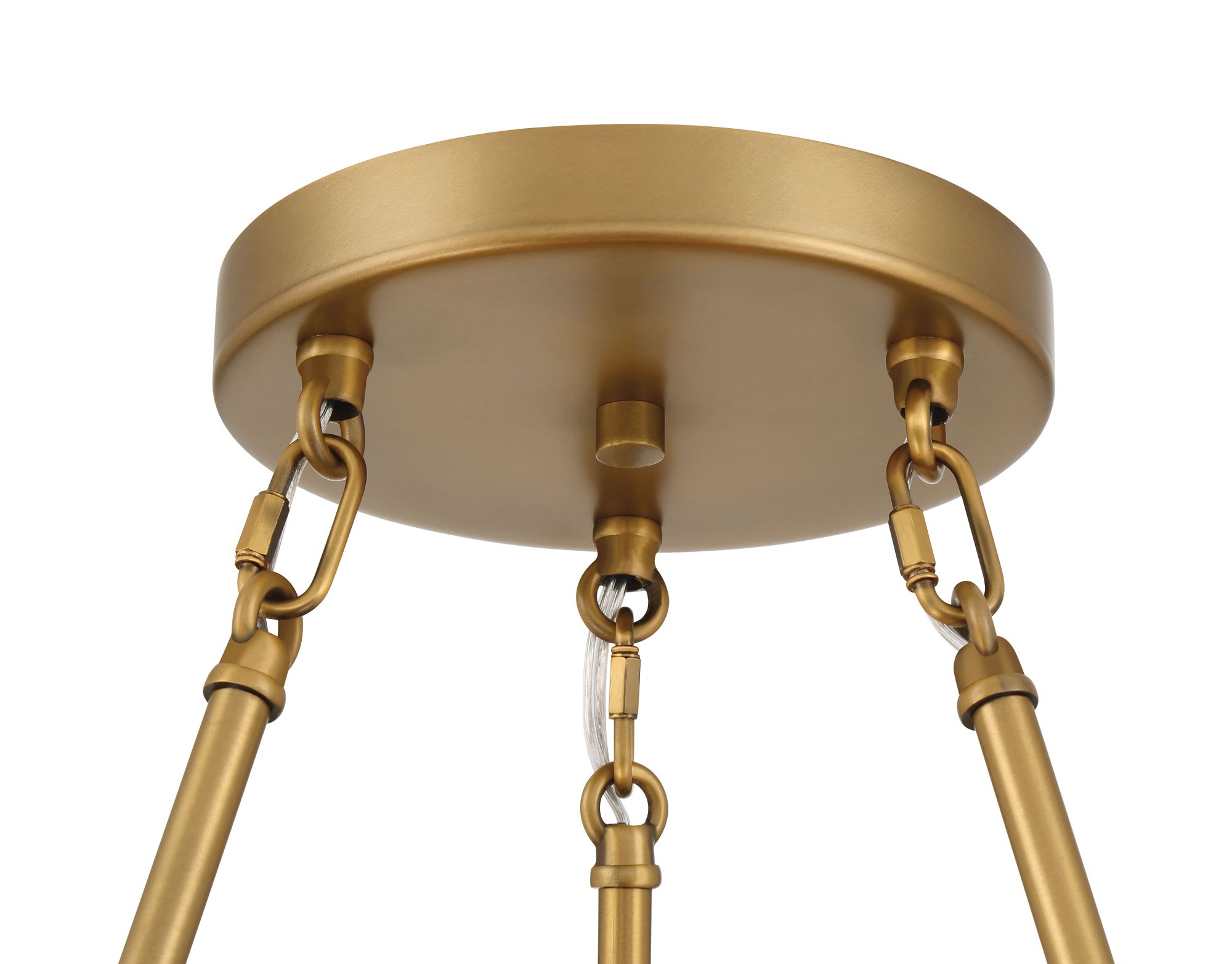 Image 6 Minka-Lavery Ivy Lane 6-Lt 36-in Legacy Brass Chandelier with Brass Spheres more views