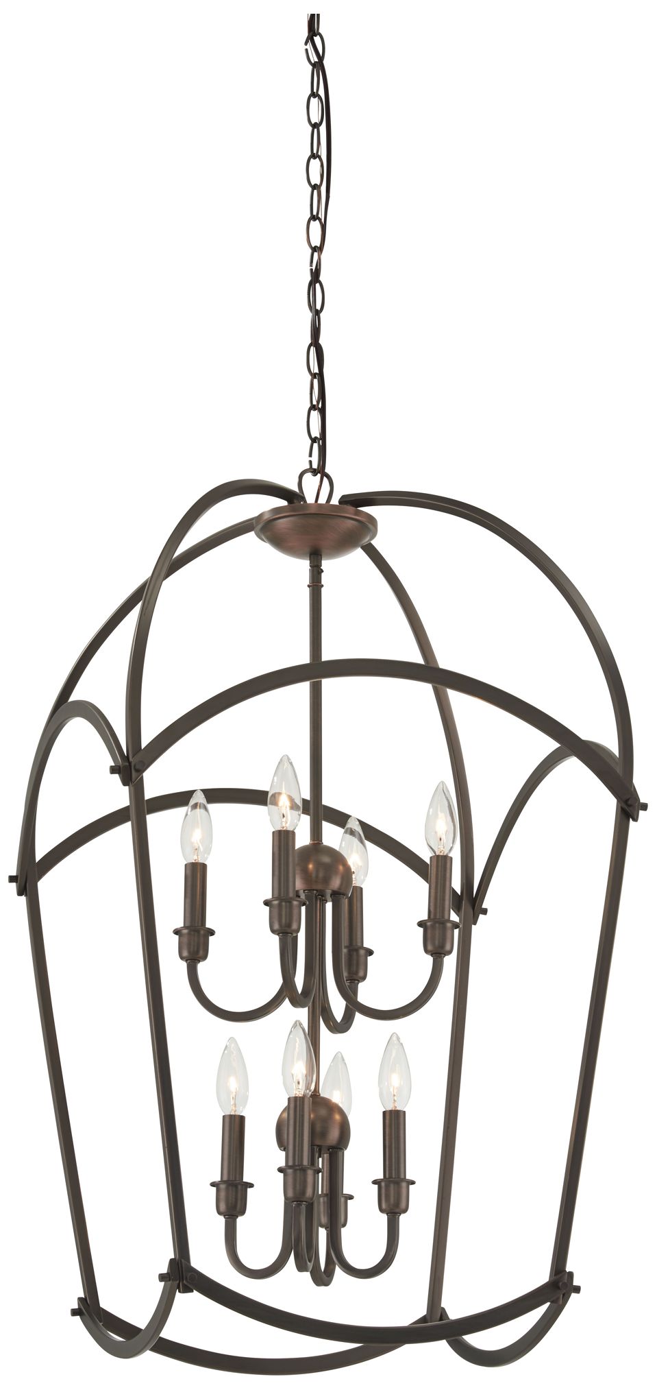 Thumbnail1 of Minka-Lavery Jupiter'S Canopy 8-Light 19.75-in Harvard Court Bronze Pendant
